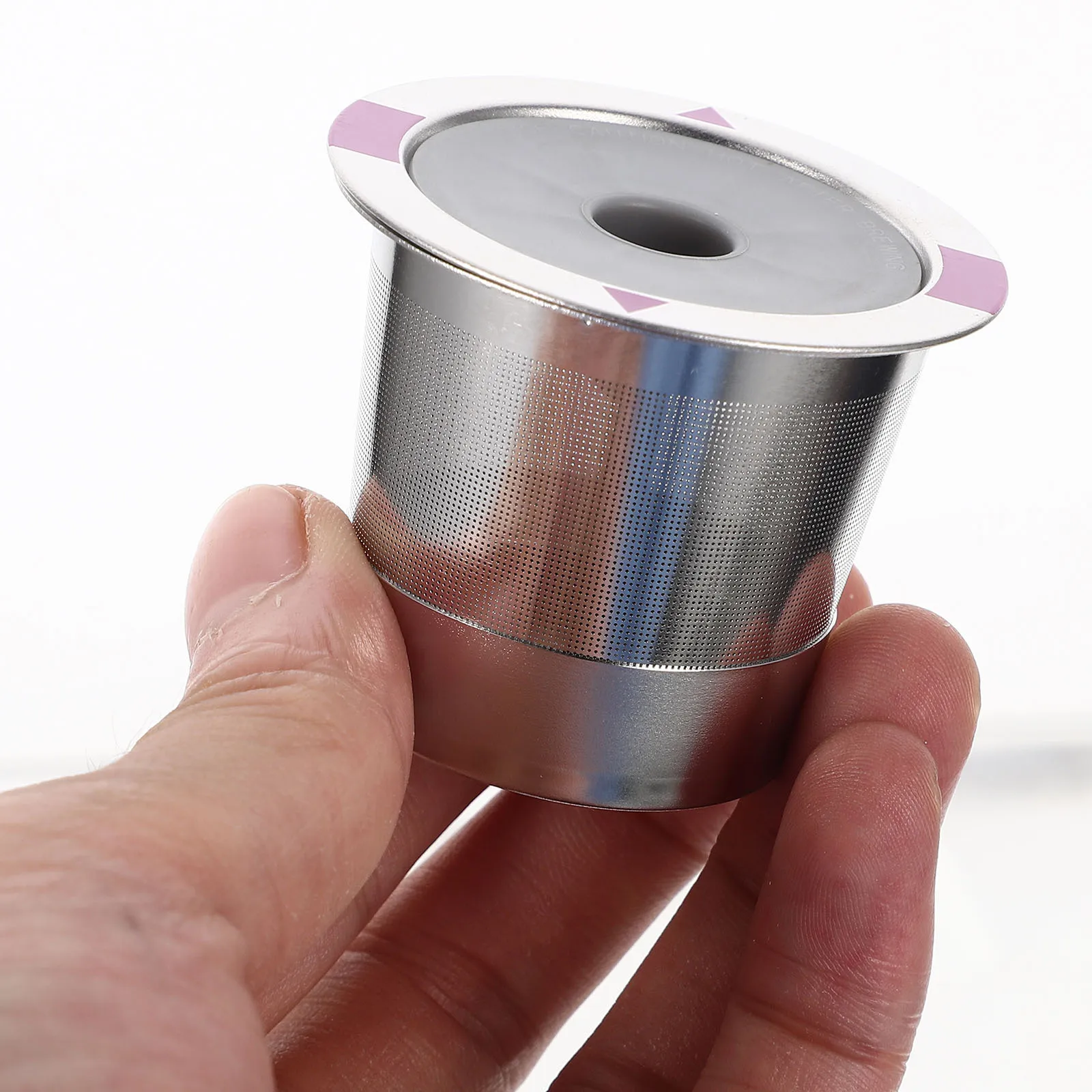 

-Cup Reusable Stainless Steel Filter Cup Espresso Basket For Coffee Machine Dripper Capsules Pod Accessories