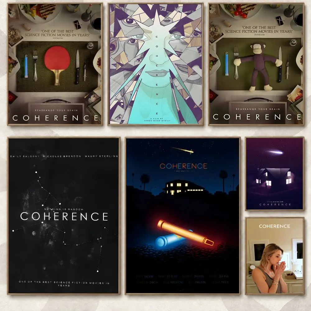 Coherence Sci Fi Thriller Movie Mind Bending Cinema Poster Aesthetic Art Print for Bedroom & Living Room Decor, Unframed