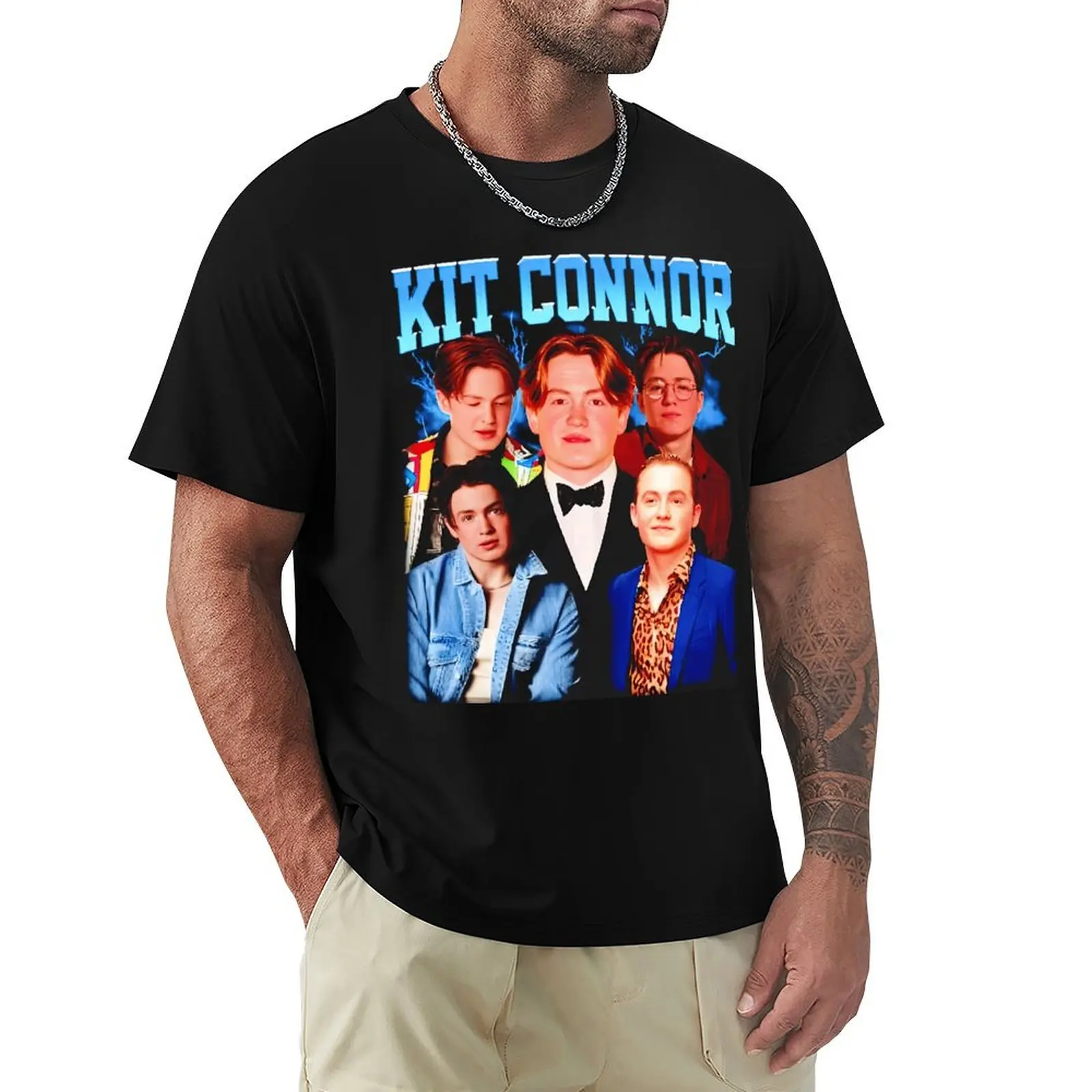 

Kit Connor retro T-Shirt summer 2025 Louboutins customizeds oversized t shirt slim fit t shirts for men