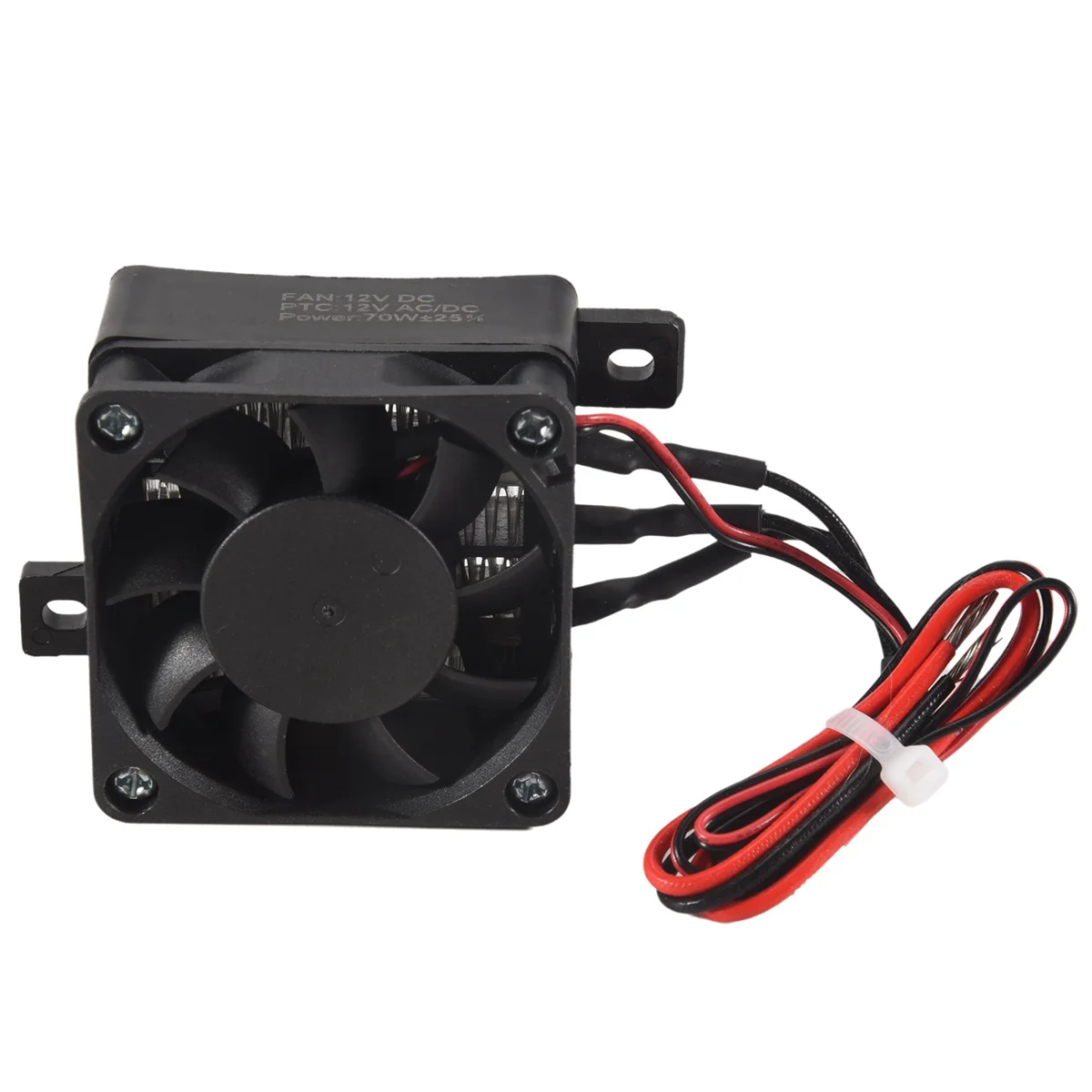 ABJS 70W 12V Heater DC Fan Thermostatic Egg Incubator Heater PTC Fan Heater Heating Elements Electric Heater