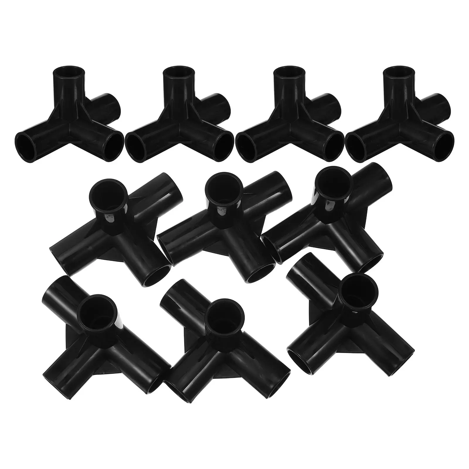 10Pcs Wardrobe Frame Connectors 16Mm Heavy Duty Plastic Cross Joints Closet Organizer Shelf Joints for Portable Closet Repair