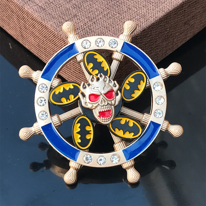 Giocattoli con punta delle dita giroscopica a doppio strato giocattoli giroscopici con dita che riducono lo Stress in metallo regali per adulti per bambini