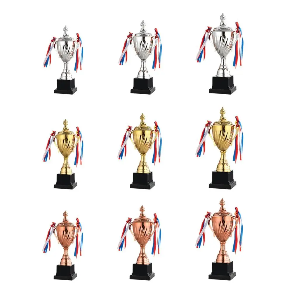 35/32/29CM Trophy Cup Gold Silver Bronze Memorial Souvenir Award Cup Team Prize Souvenir Metal Trophy Carnival Tournaments