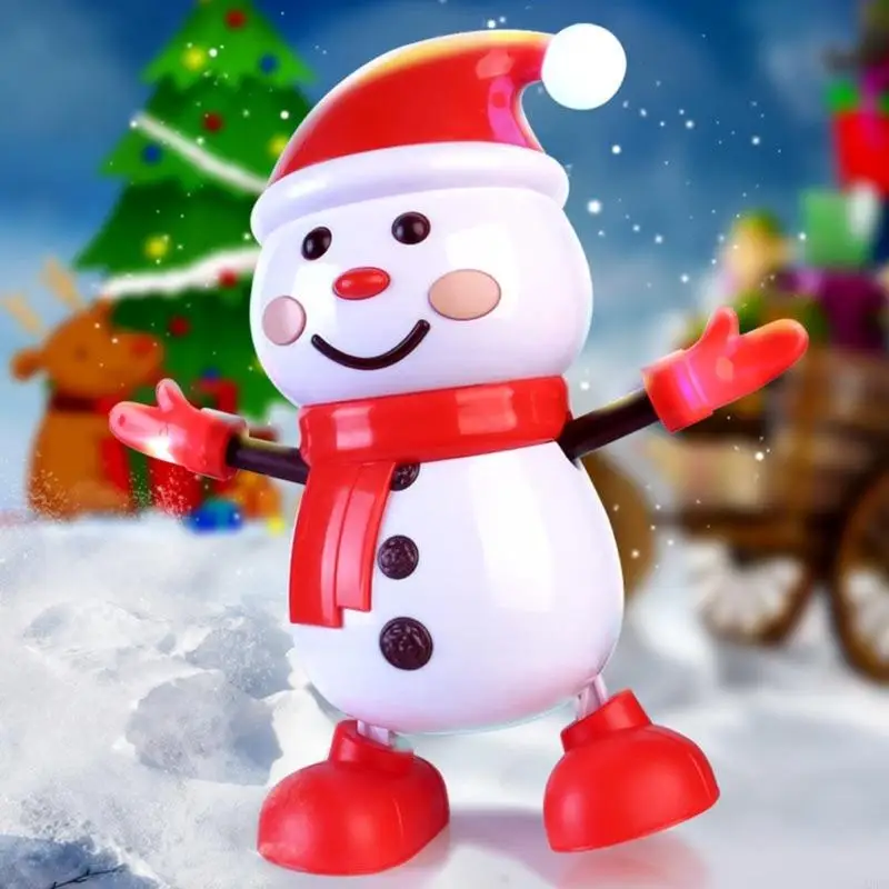 

Dancing Snowman with Music and Lights,Interactive Twerking Snowman with Agile Dance ,Moves Easy Setup Electric Moving Toy A2UB