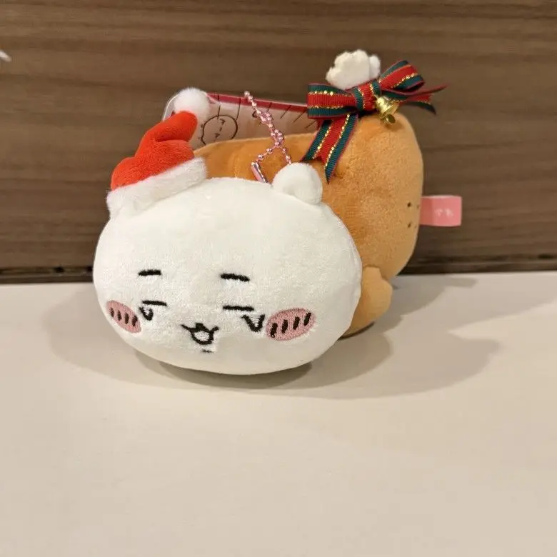 Chiikawa Hachiware Usagi Turkey Dress Up Cheese Clothing Christmas Style Plush Toy Keychain Schoolbag Pendant Cute Birthday Gift