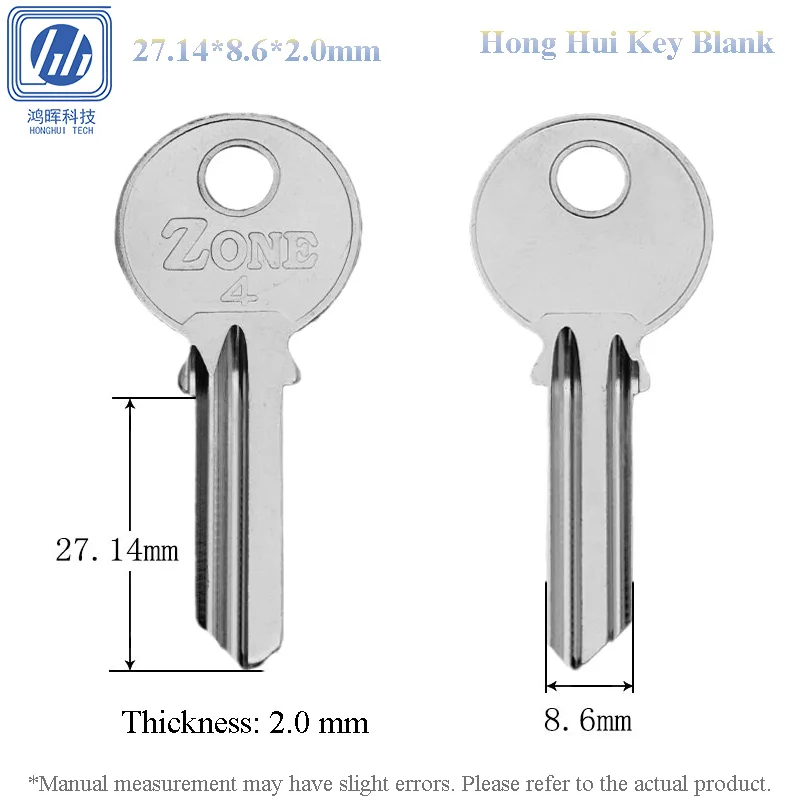 5-100pcs KB4 5-Pin Key Blank Round Groove Copper Key Shell 27.14mm for Round Ancient Lock Cylinder Locksmith Tools Wholesale