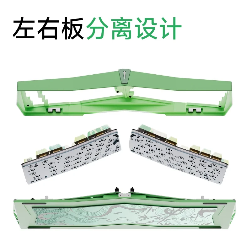 Armor Alice Mechanical Keyboard Custom Limit Edition CNC Tri-mode Wireless Bluetooth 2.4G Hot-swap RGB Gasket Ergonomics Teclado
