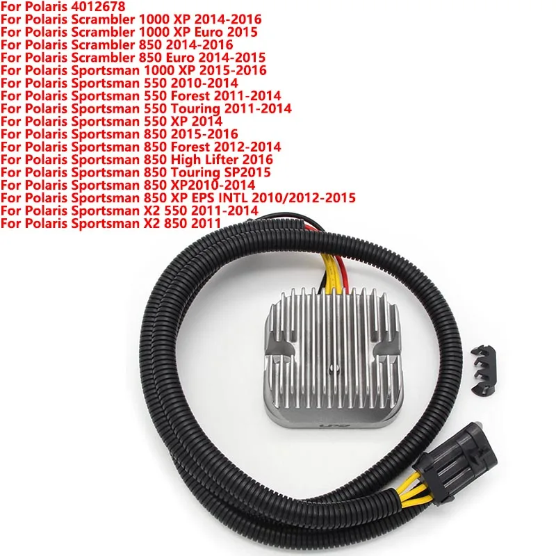 

Регулятор напряжения для мотоцикла, выпрямитель для Polaris Scrambler 1000 XP 850 Euro Sportsman 550 Forest Touring XP Forest igh 325 ACE