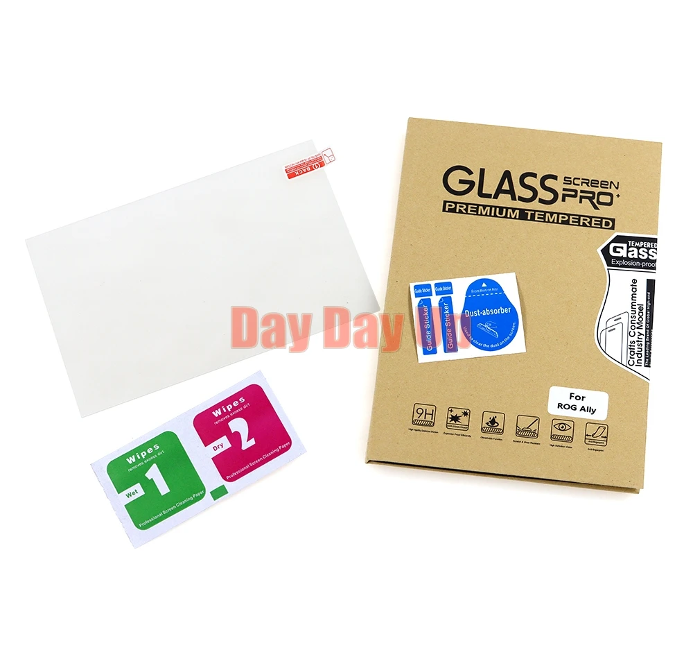 30PCS 강화 유리 스크린 스크래치 방지 HD 게임 콘솔 강화 필름 ASUS Rog Ally 용 지문 방지 오일 방지