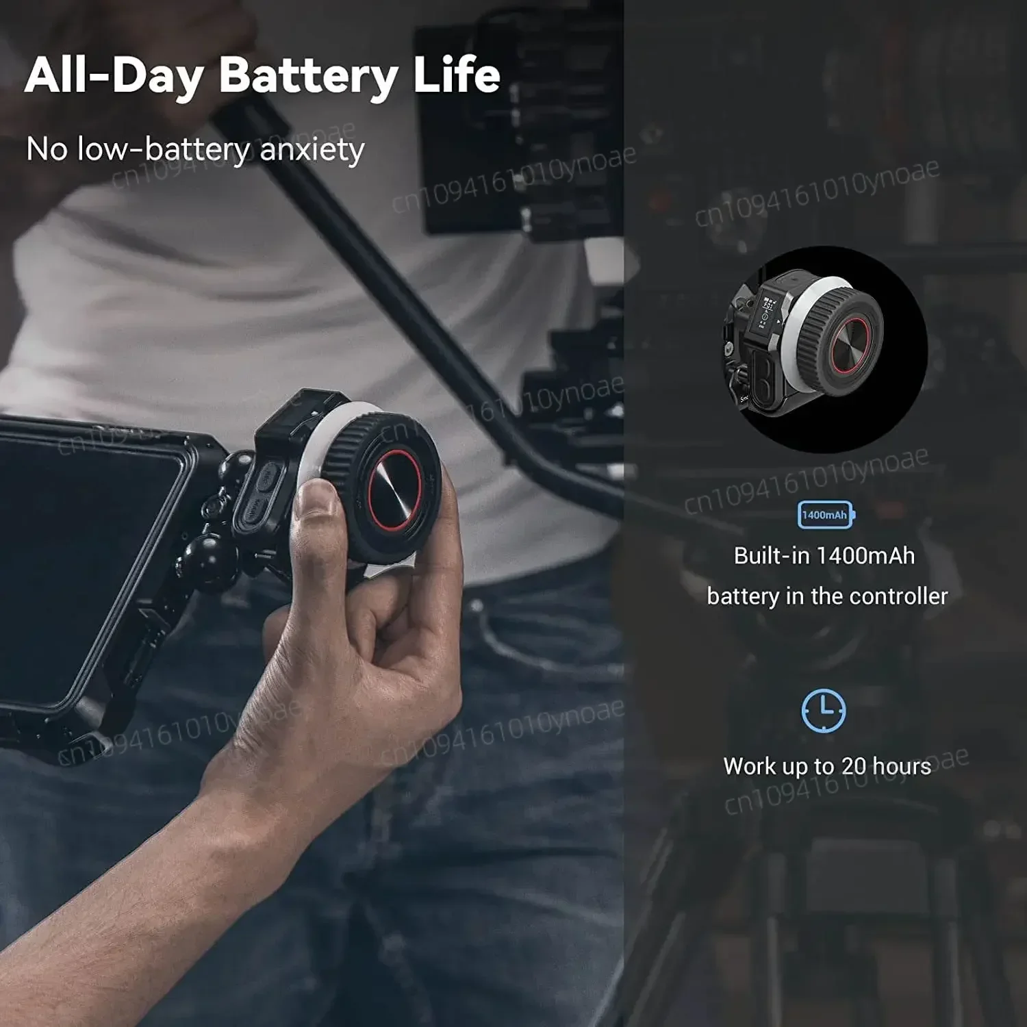 Em estoque controlador de volante sem fio Smallrig Magicfiz com display OLED de 0,96"-3262