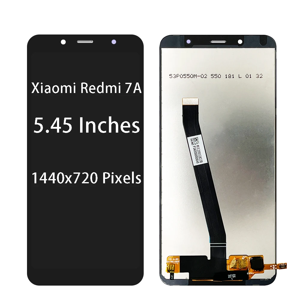 Ensemble écran tactile LCD de remplacement, 5.45 pouces, avec châssis, pour Xiaomi Redmi 7A