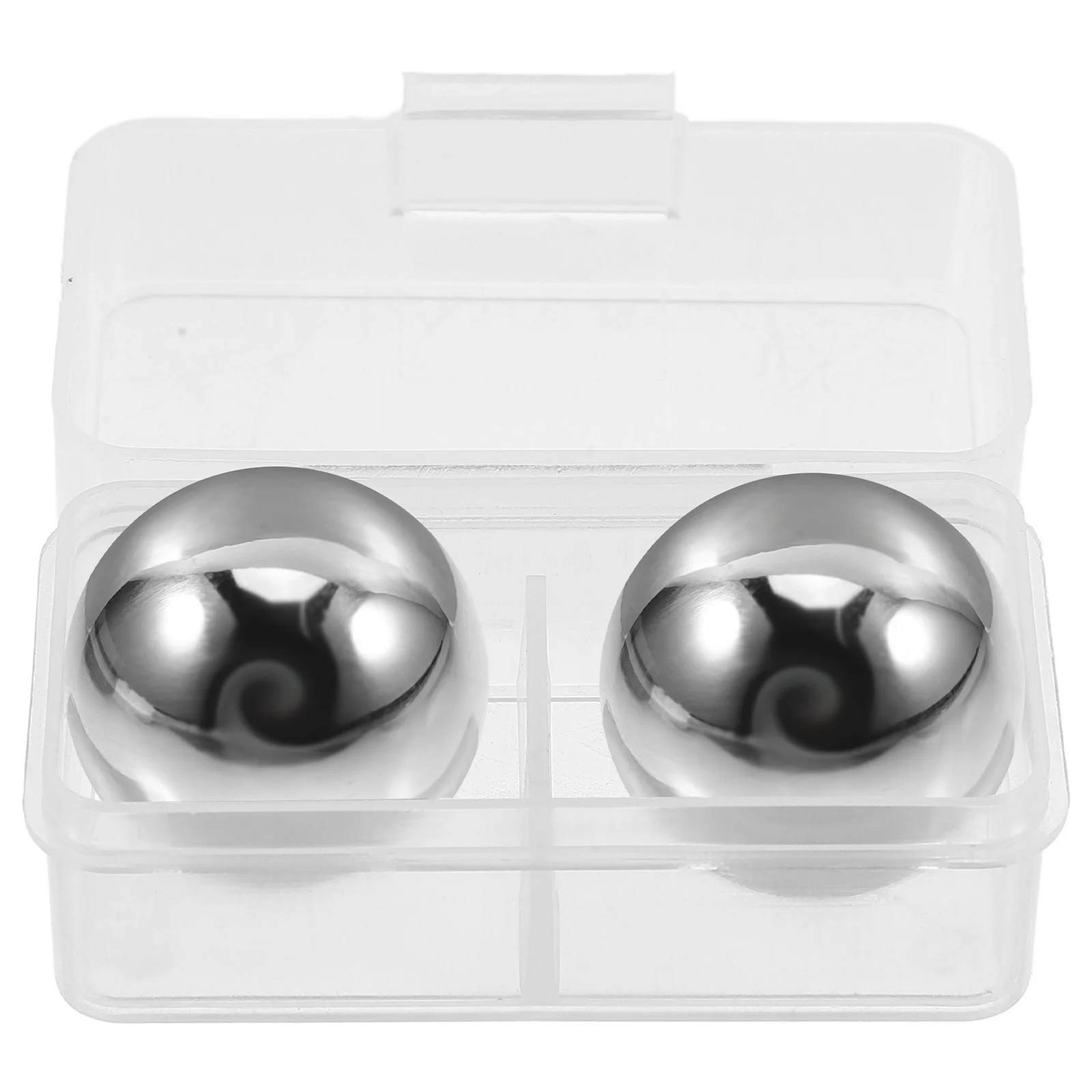 2 Pcs Stainless Steel Ball Ice Cube Whiskey Accessories Balls Reusable Block 304