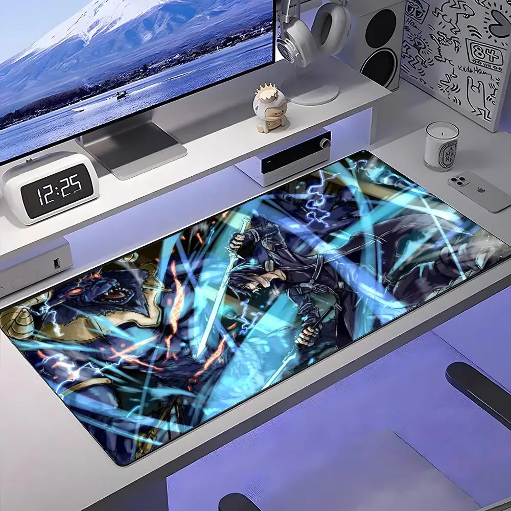

Anime S-Sword Art Online Mouse Pad Large Anti-Slip Rubber Gaming MousePad Durable Desk Pad Thick Seam Edge Suitable For Office A