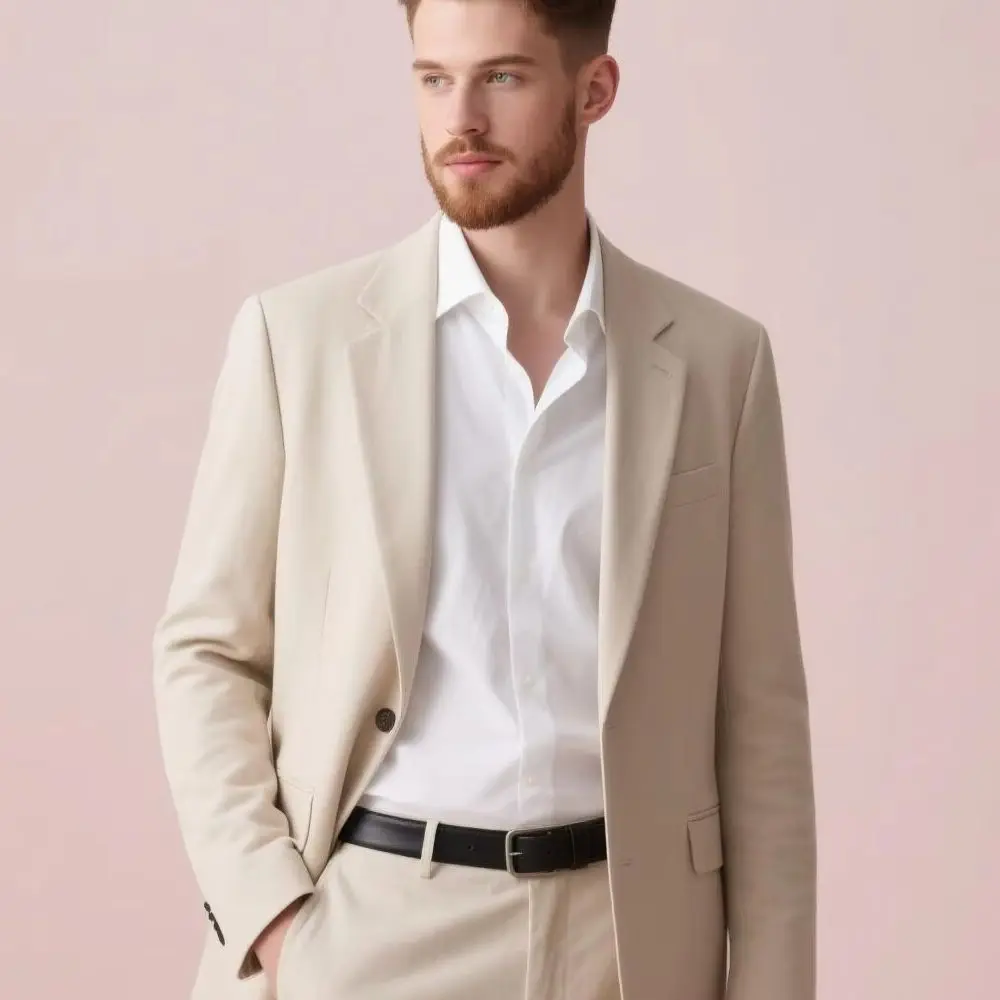 

High Quality Men's Suit Set Notch Lapel Business Blazer Pants 2-Pieces Wedding Dresses Slim Fit Tuxedo Evening Party Men Clothes