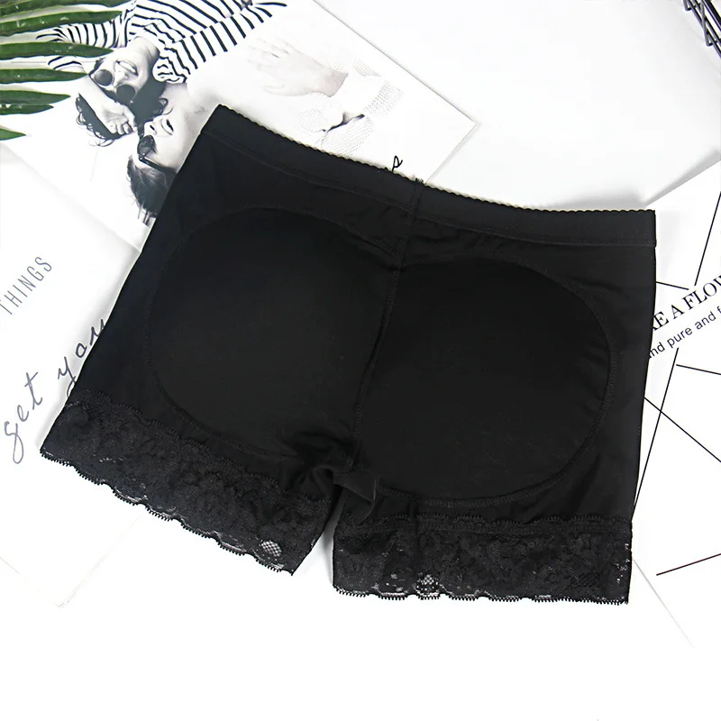 New Sexy Seamless Cushioned Lace Fake Butt Pull-in Hip Lift Shape-to-shape Breathable Anti-slip Flat Angle Safety Leggings