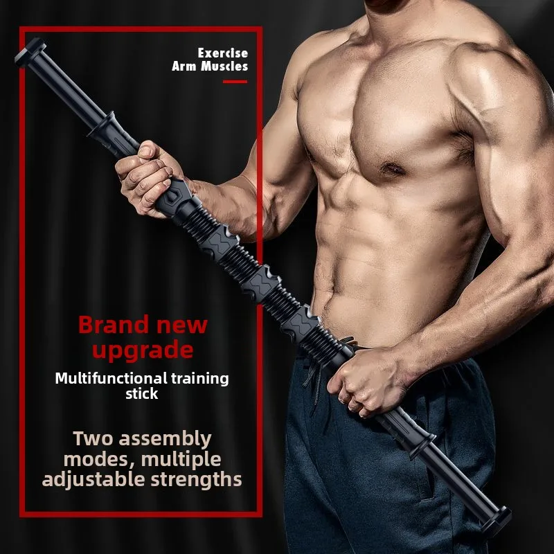 Adjustable Power Twister Arm Exerciser Hand Grip Strengthener Chest Muscle Training Portable Upper‑Body Home Workout Equipment