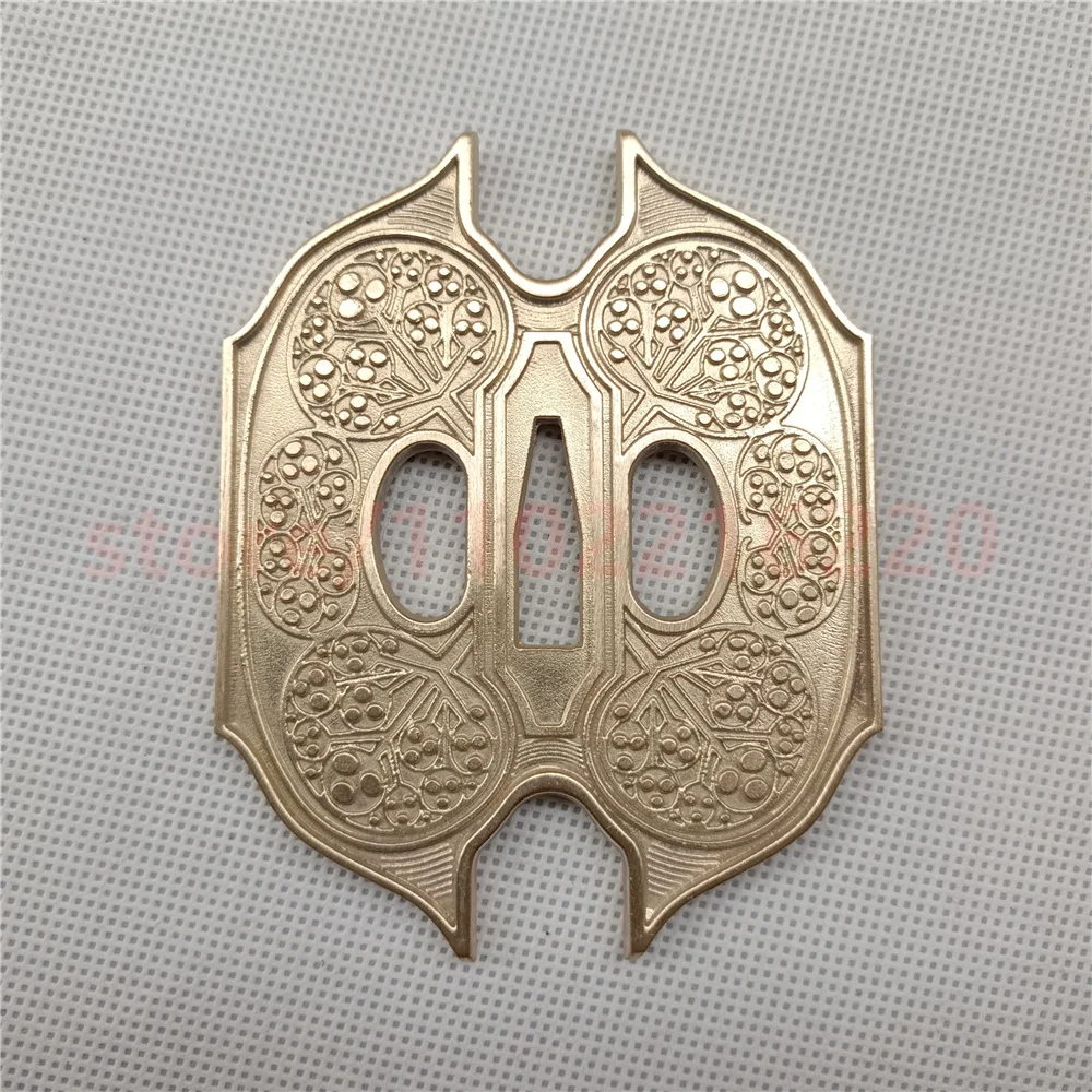 

Beautiful Tsuba Brass Handguard Guard For Japanese Real Japan Samurai Katana Sword Fittings Parts New