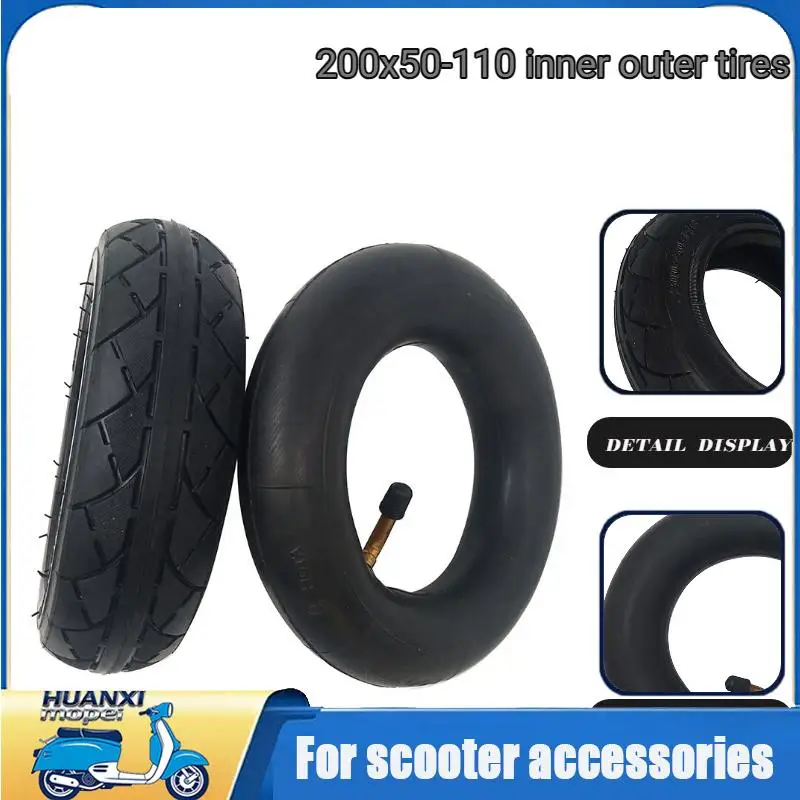 

Off road tires 8-inch 200X50-110 inner and outer tires suitable for electric scooter Dolphin scooter tires, children's tires