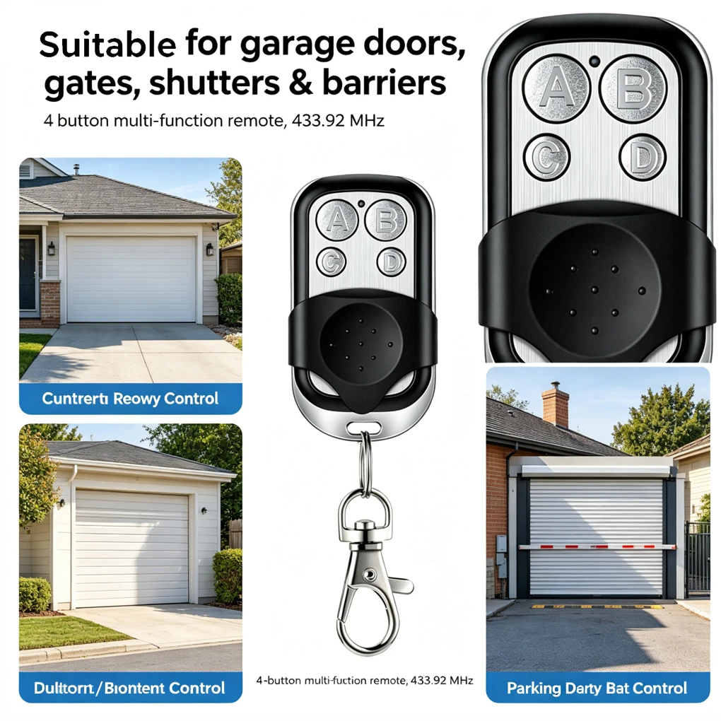 20PCS Cloning TOP D4REN 433.92MHz Rolling garage door remote control