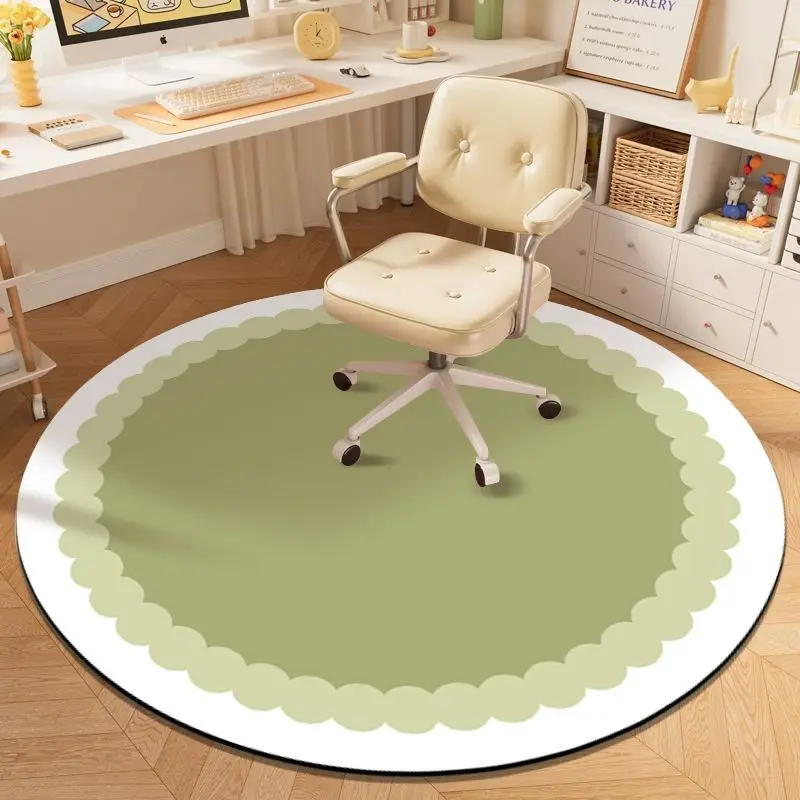 Diatomaceous Circular Carpet Study Living Room Floor Mat Chair Computer Desk Chair Cushion Bedroom Office Rugs Round