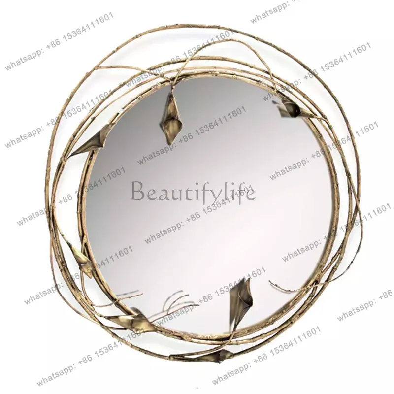 Background wall mirror 4 splicing self adhesive clothing sofa acrylic decoration bathroom mirror