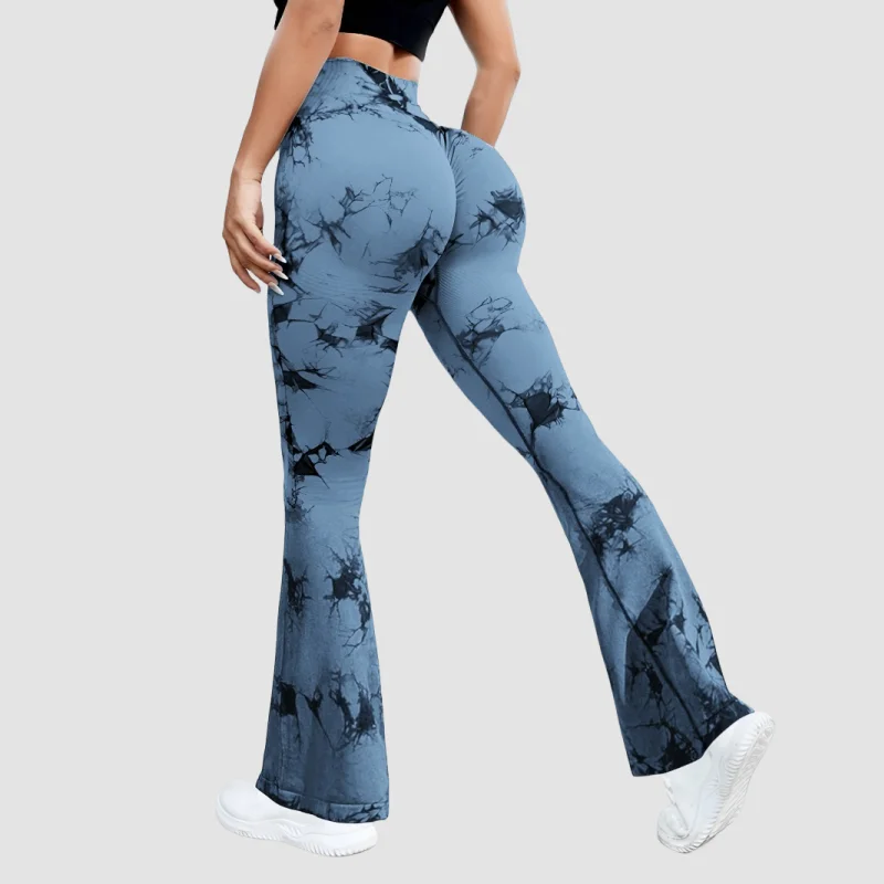 WANAYOU Tie Dye Fitness Legging Woman Push Up Workout Sport Leggings Women Scrunch Butt Female Outfit Gym Seamless Legging Pants