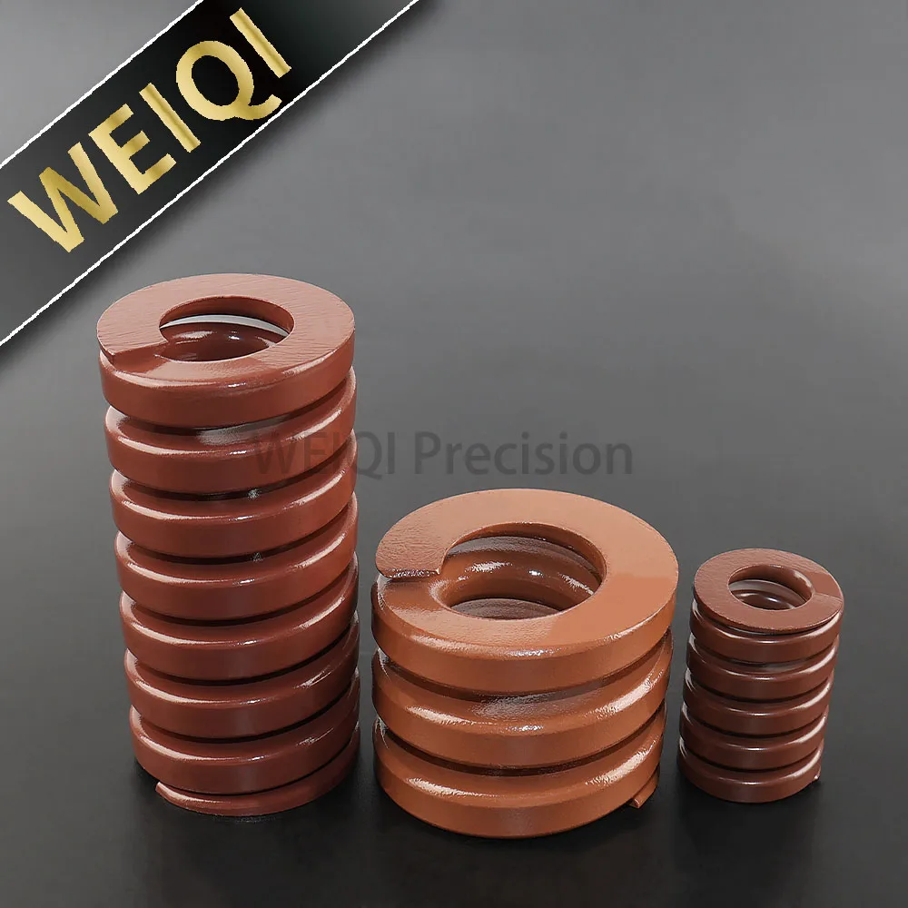 Factory High Precision Brown Medium Load Die Springs Spiral Stamping Compression Mould Spring Outer Diameter :6mm~70mm Length:20