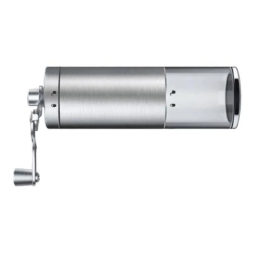 Robust Stainless Steel Hand-Crank Coffee Grinder Engineered for Long-Term Use for in Home Outdoor and Mobile Environments