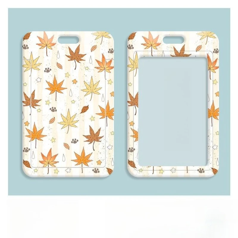 Transparent Card Holder Bank Business Work Card Holder Women Badge Holder Keychain Kpop Photocard Holder Creative Design Lanyard