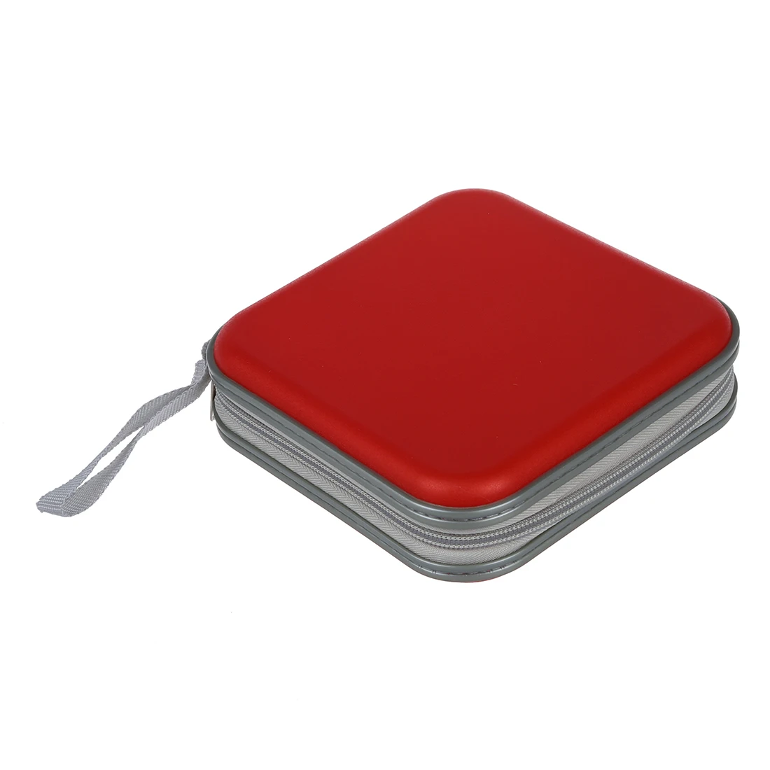 A73E-40 CD DVD Disc Album Storage Carry Case Cover Wallet Sleeve Holder Bag Hard Box - Red