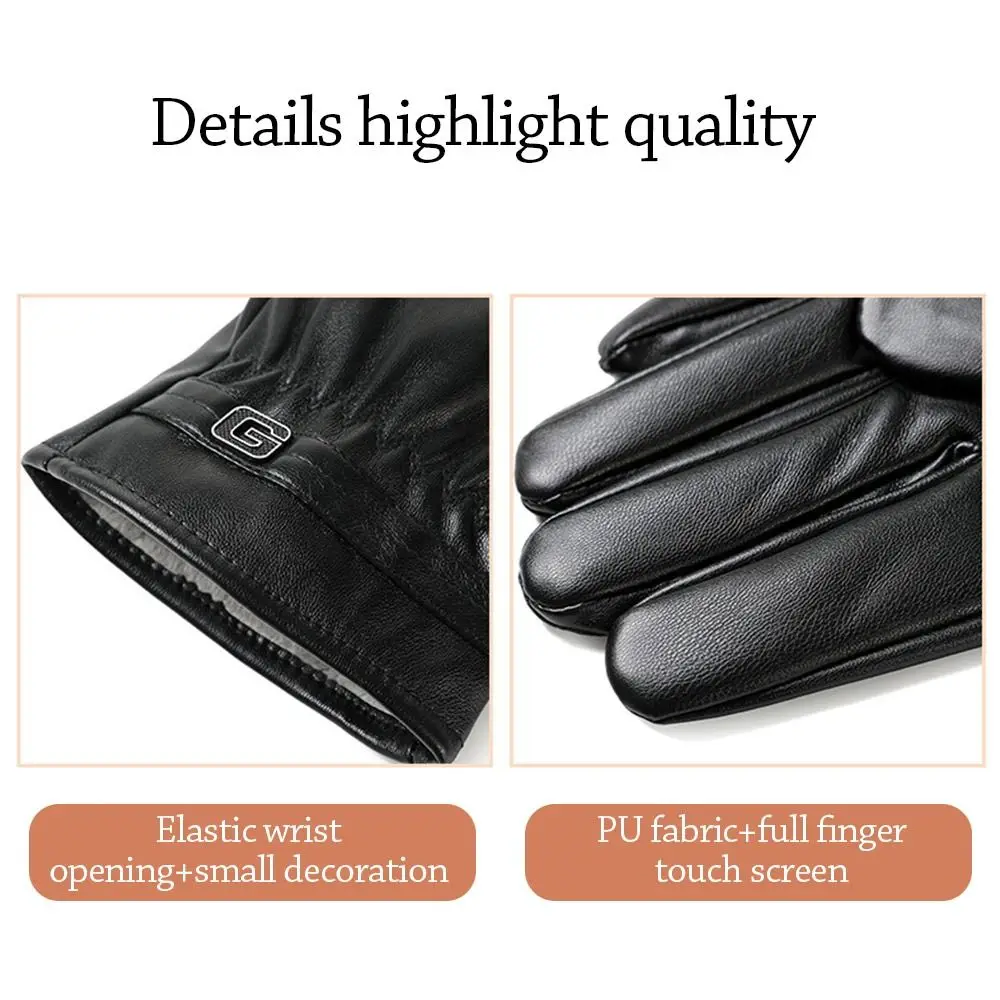 

Модные зимние перчатки с сенсорным экраном, теплые водонепроницаемые варежки для вождения, флисовые морозостойкие лыжные перчатки для спорта на открытом воздухе