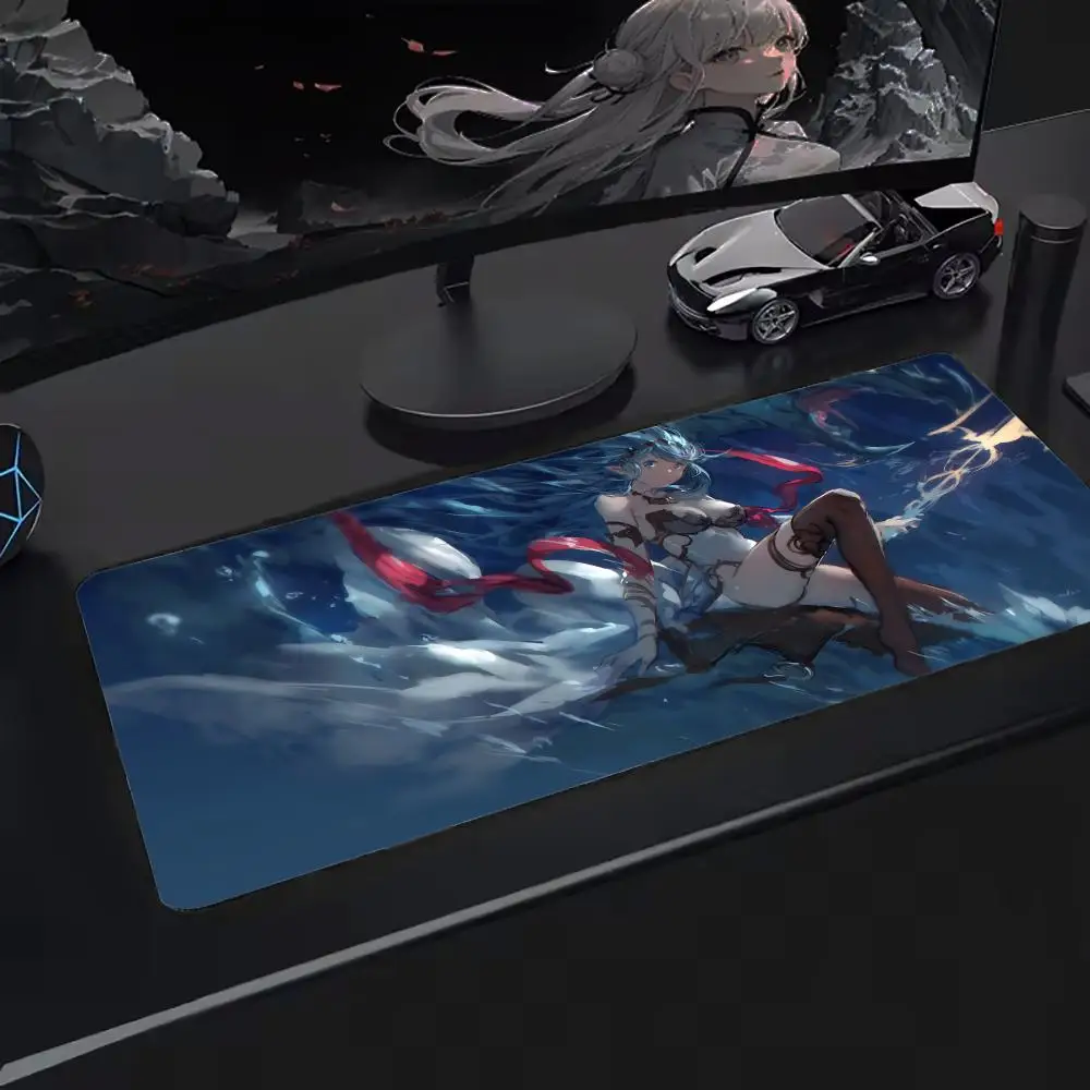 

Коврик для мыши Granblue Fantasy r Большой коврик для мыши, расширенная игровая поверхность, нескользящая подложка, идеально подходит для использования на столе