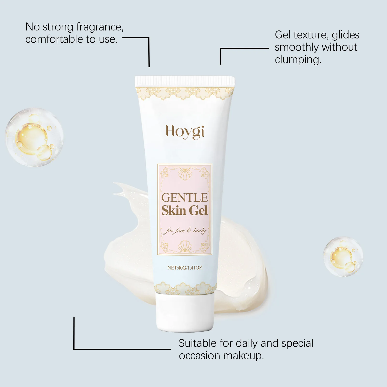 كريم جل مرطب للمكياج الاحترافي نياسيناميد لا تشوبه شائبة زجاج متوهج طبيعي للتحكم في زيت البشرة تنعيم قاعدة مكياج مرطب للوجه #4