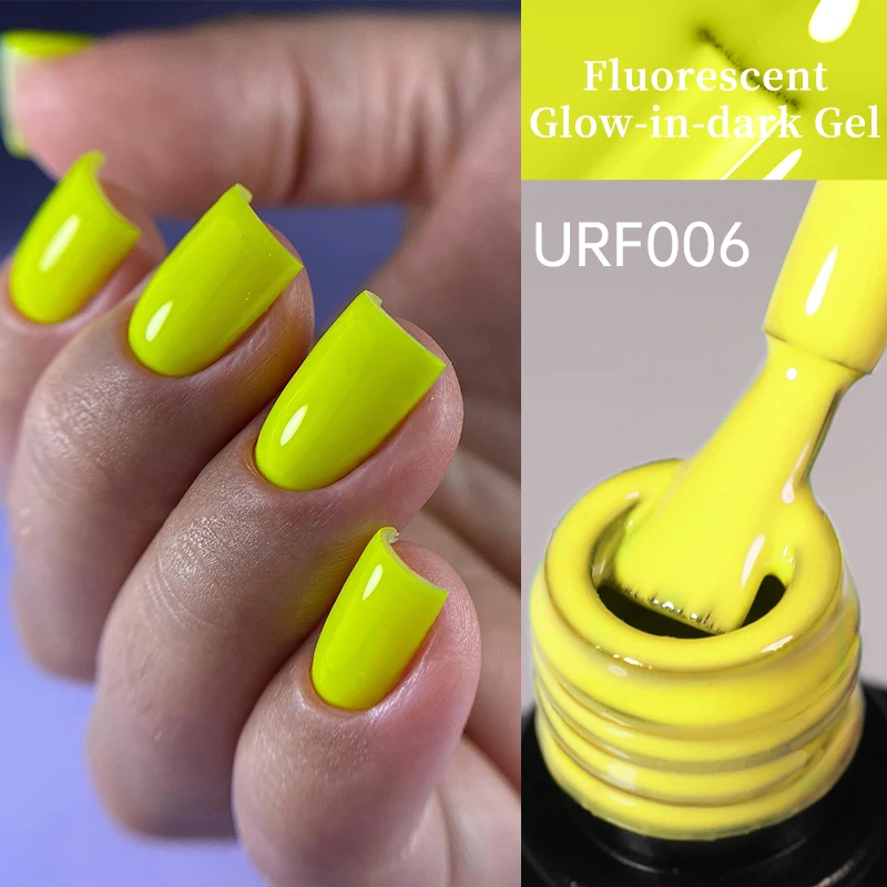 UR SUGAR 7.5ml Neon Pink Nail Gel Polish Summer Yellow Green Manicure Semi Permanent Soak Off Nail Art Gel Varnish