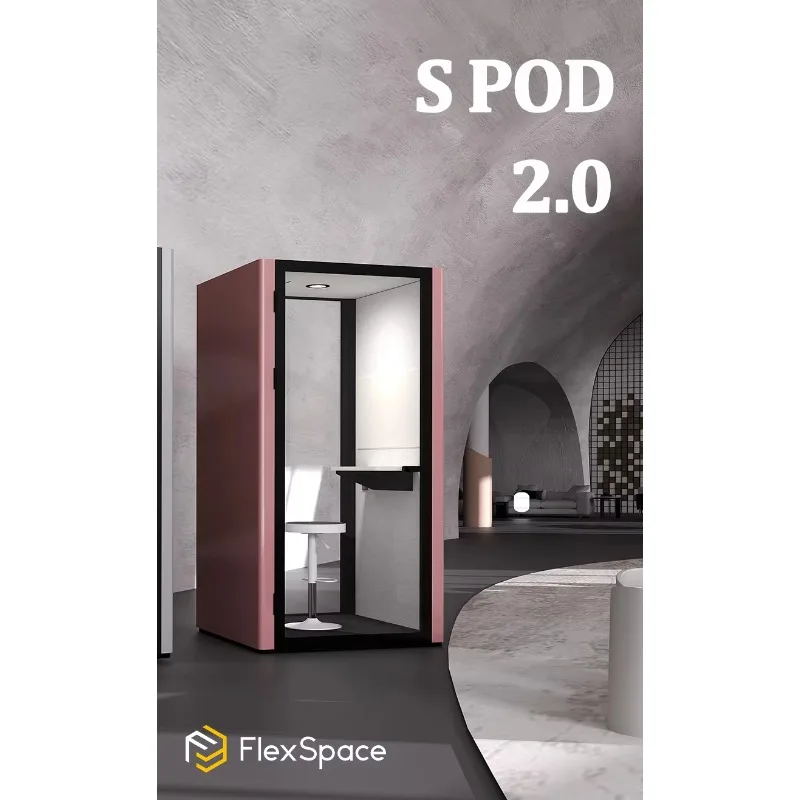 Custom Made  Acoustic Small Cabin Soundproof Privacy Noise Cancelling Office Phone Booths Work Meeting Office-booth Pod