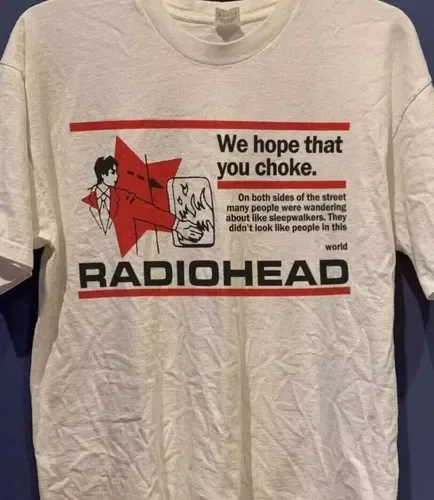 

Radiohead The BENDS Vintage Unisex T-Shirt High Quality Summer Streetwear Men's Top Gifts For Men Short Sleeve T-Shirt Men