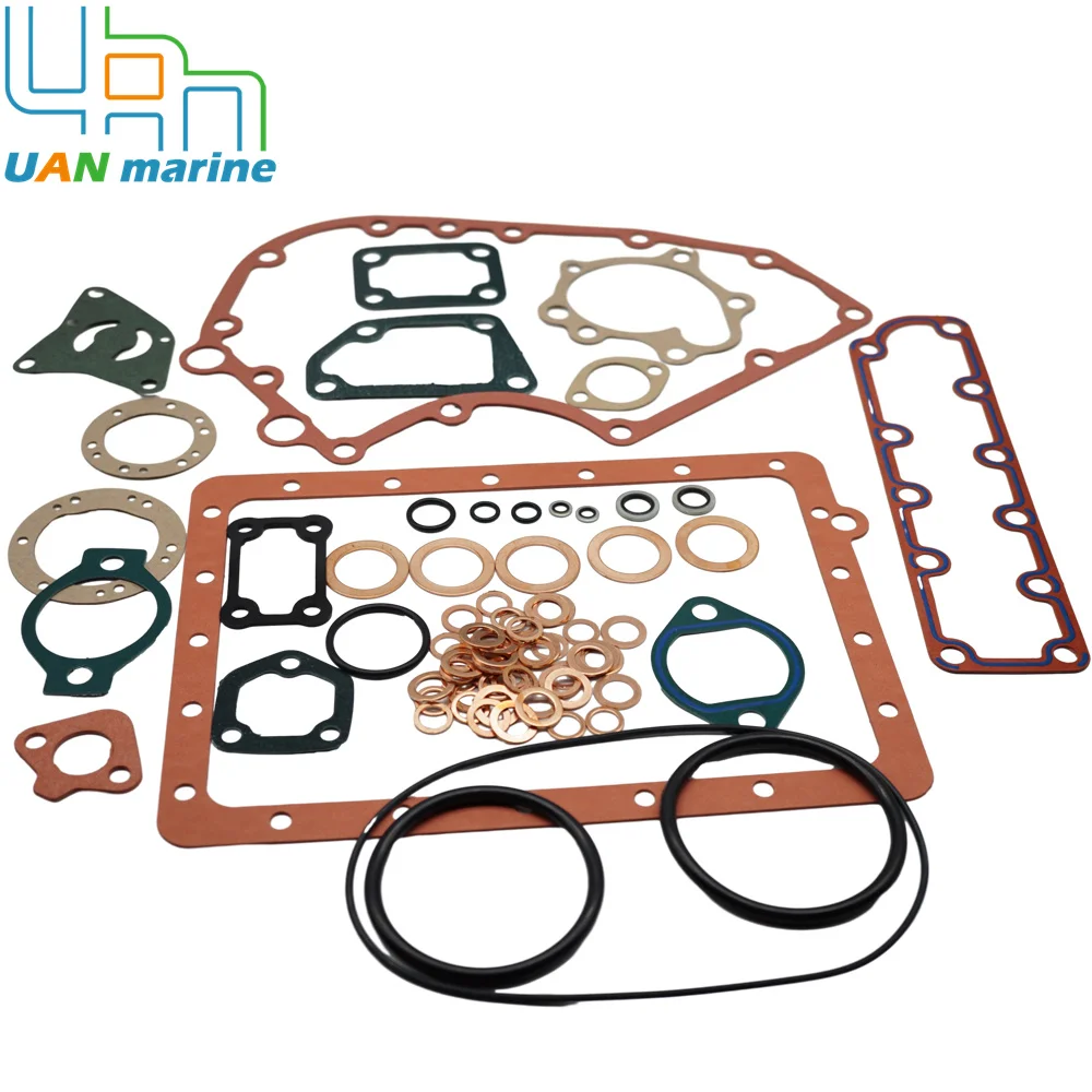 

728374-92605 Комплект прокладок головки блока цилиндров морской дизельной головки для двигателя Yanmar 3GM30 3GM30F 27 л.с. 1983-up SIE18-55503
