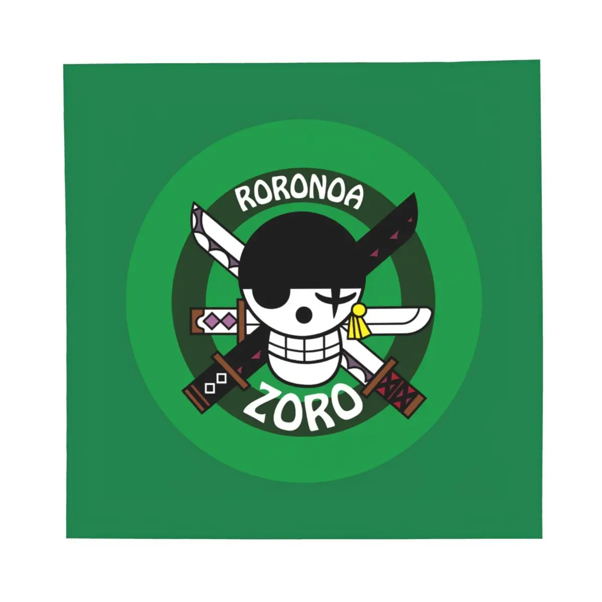 Soft Zoro O-One P-Piece Hair Band Women Fashion Sports Headwear Wrist Accessory Anime Classic Manga Movie Bandana for Weddings