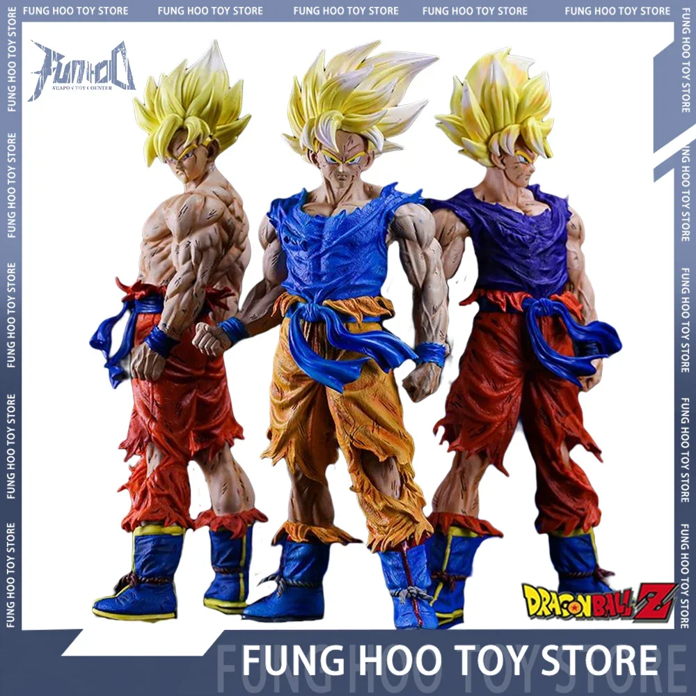 

43cm Dragon Ball Z Son Goku Vegeta Anime Figure Gk Super Saiyan Action Statue Figurine Pvc Collectible Model Doll Decor Toy Gift