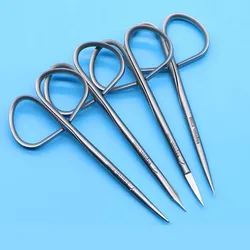 Twisted Handle Tissue Separating Scissors Peeling Scissors Eyelid Ophthalmic Surgical Scissors Fine Scissors Beauty Tools