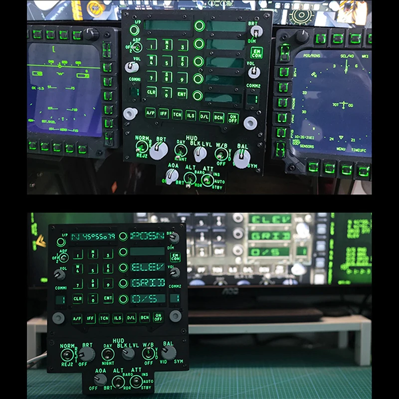 Panel multifunción USB Dual, balancín de vuelo analógico, periférico, DCS, F18, F18C, F16