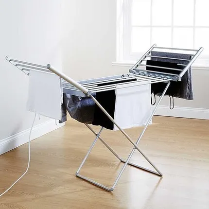 Electric Folding Clothes Drying Rack with Intelligent Heating Smart Laundry Equipment for Home Balcony Indoor Clothes Dryer