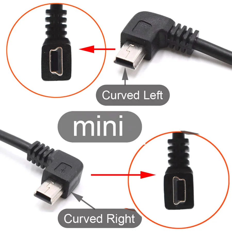 Car USB Charging Cable Wire With Mini Micro Type-C Port for Dashcam Car DVR Camera Video Recorder / GPS, Lengh 3.5m ( 11.5ft )