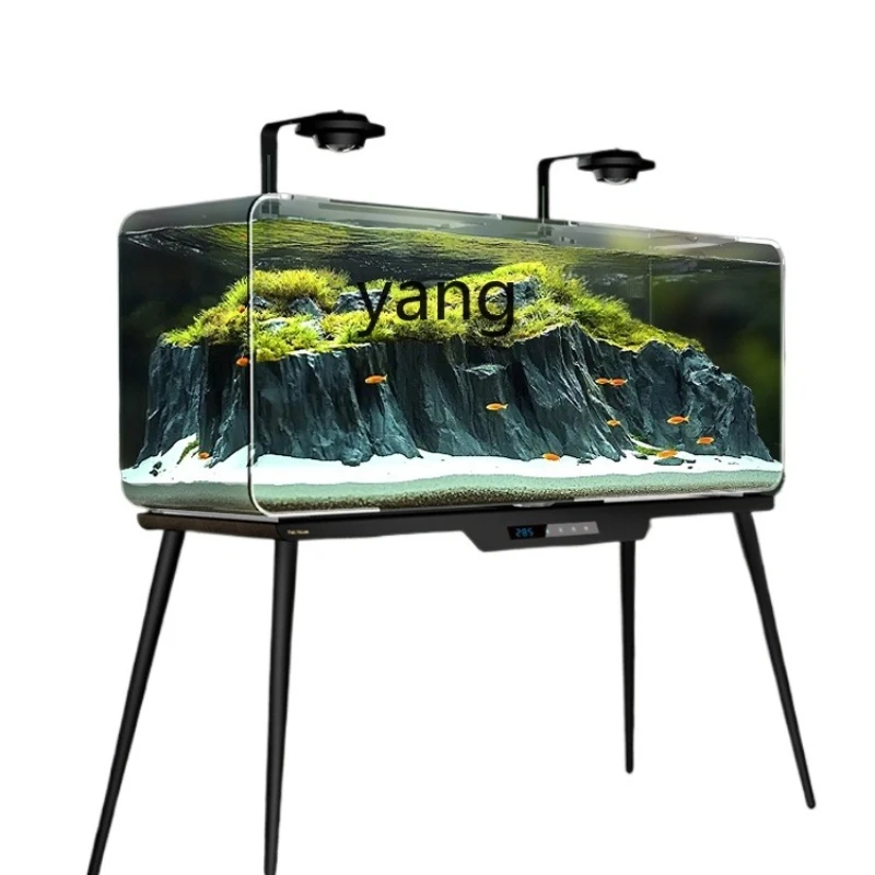 

ZYF fishing house native stream tank ecological landscaping filter all-in-one machine living room goldfish tank