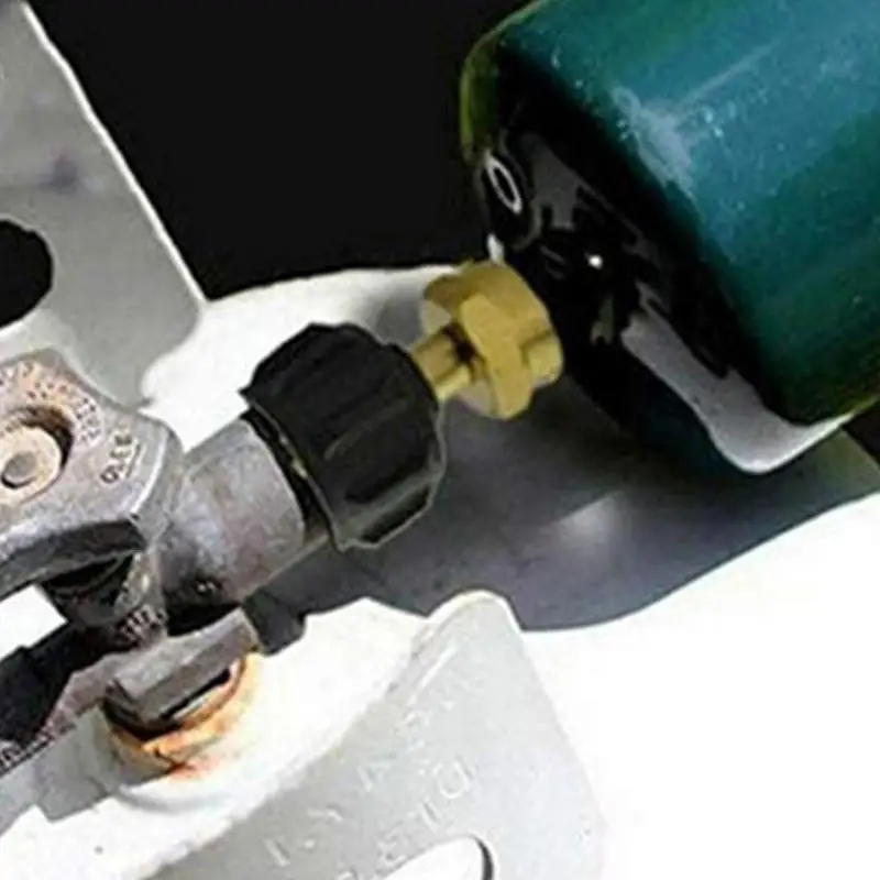 Imagem -04 - Adaptador de Garrafa de Propano Qcc1 Regulatorpropano Recarga Adaptador se Encaixa Qcc1 Tipo1 Tanque de Propano e lb Cilindro de Descartável