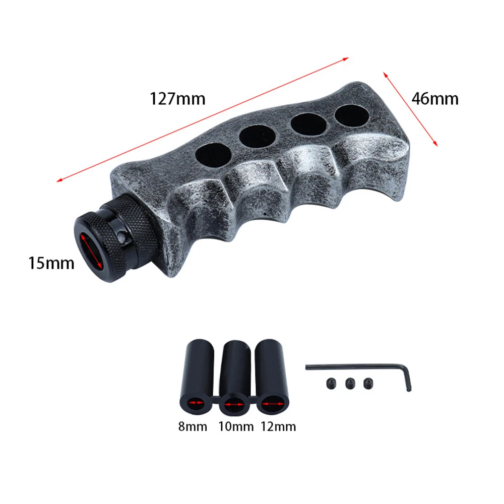 العالمي مقبض السيارة والعتاد التحول المقبض دليل ناقل الحركة والعتاد عصا رافعة شيفتر المقبض الألومنيوم في MT #1