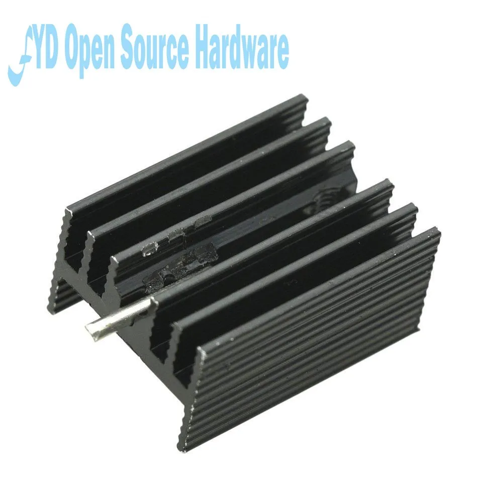 5PCS TO-220 Triode Heatsink Radiator Cooler Radiator 21X15X11MM High Quality Aluminum Heat Sink Fin With Needle