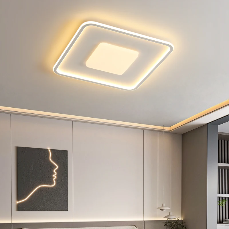 Imagem -03 - Modernas Luzes de Teto Led para Decoração Doméstica Lâmpadas Internas Luminária Simples Quarto Sala de Estar Cozinha