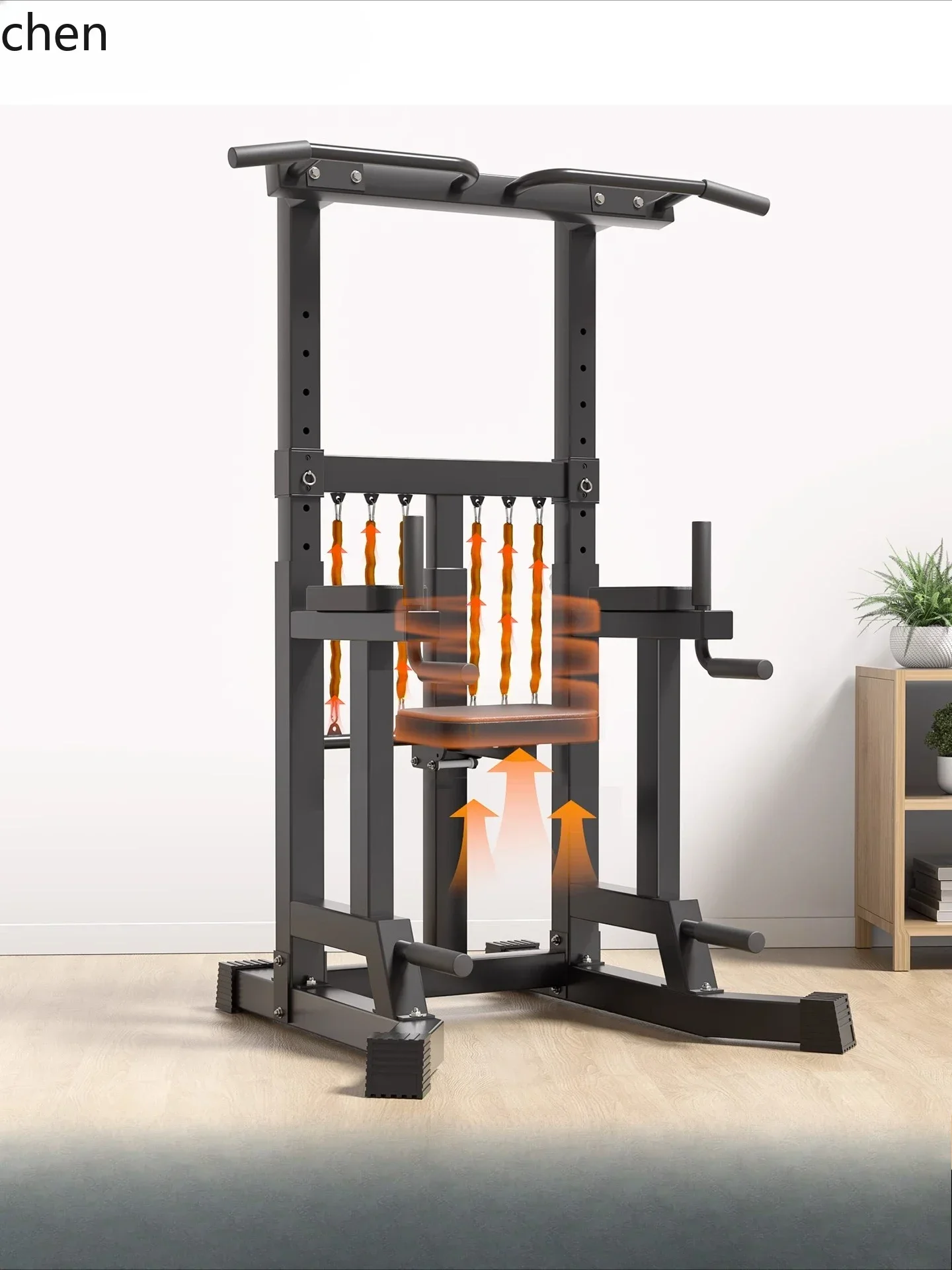 q-1 PowerAssisted PullUp Bar Indoor Home Use PullUp Bar No Drilling Required FloorStanding PullUp Bar Fitness Equipment