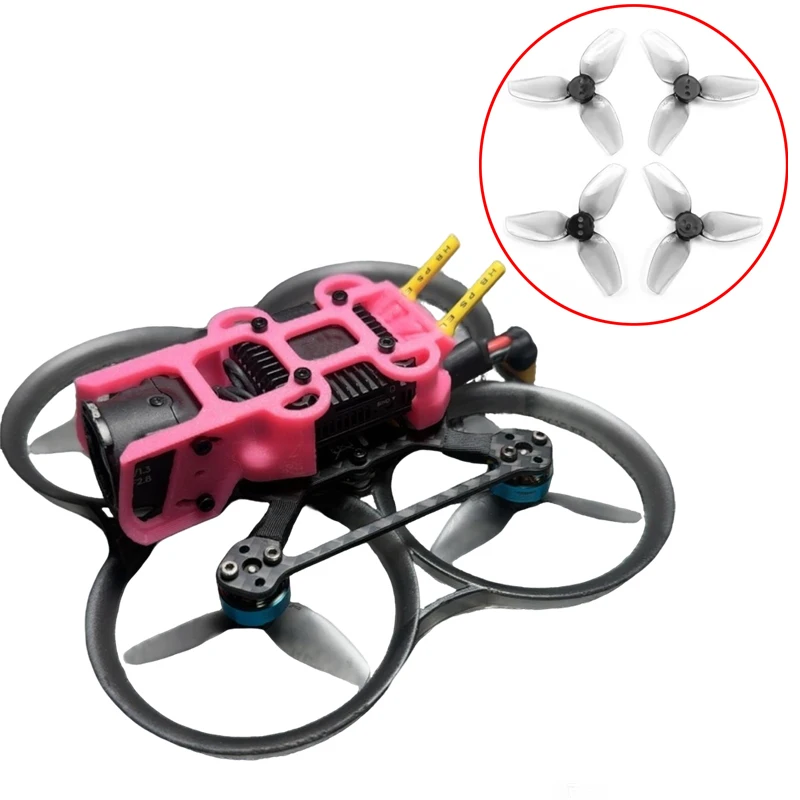 

2 пары для Pavo20 Pro HQProp T2.2X2X3, пропеллер, 3-лопастное положительное отрицательное весло, 2,2-дюймовая опора для FPV Racing Drone, летающие детали